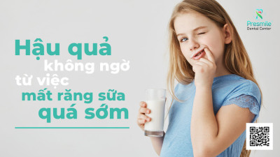 Hậu Quả Của Việc Mất Răng Sữa Quá Sớm